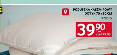 Poduszka kaszmirowy dotyk promocja w Selgros