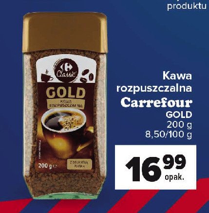 Kawa gold Carrefour promocja