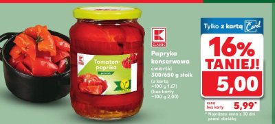 Papryka cięta K-classic promocja
