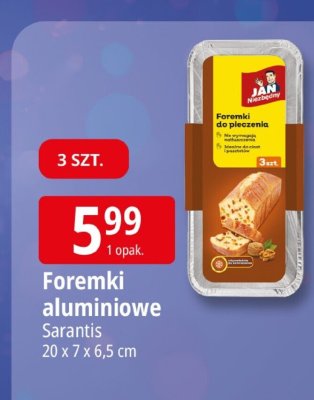 Foremki aluminiowe Sarantis promocja w Leclerc