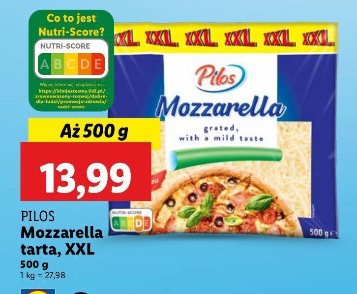 Ser mozzarella tarty Pilos promocja