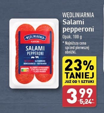 Salami pepperoni Wędliniarnia classic promocja