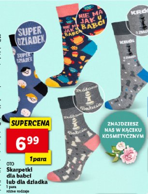 Skarpetki dla babci Oto socks Soxo promocja
