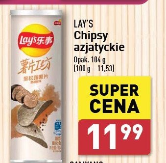 Chipsy czarna trufla i pieprz Lay's Frito lay lay's promocja