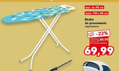 Deska do prasowania regulowana promocja w Kaufland