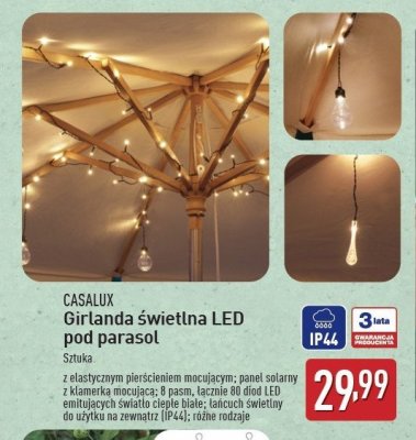 Girlanda led pod parasol Casalux promocja