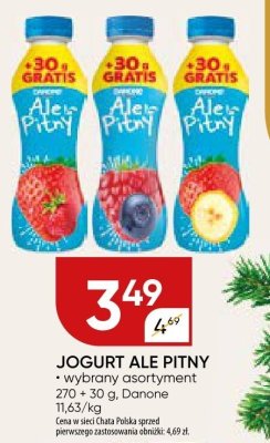 Jogurt Ale Pitny Danone promocja w Chata Polska