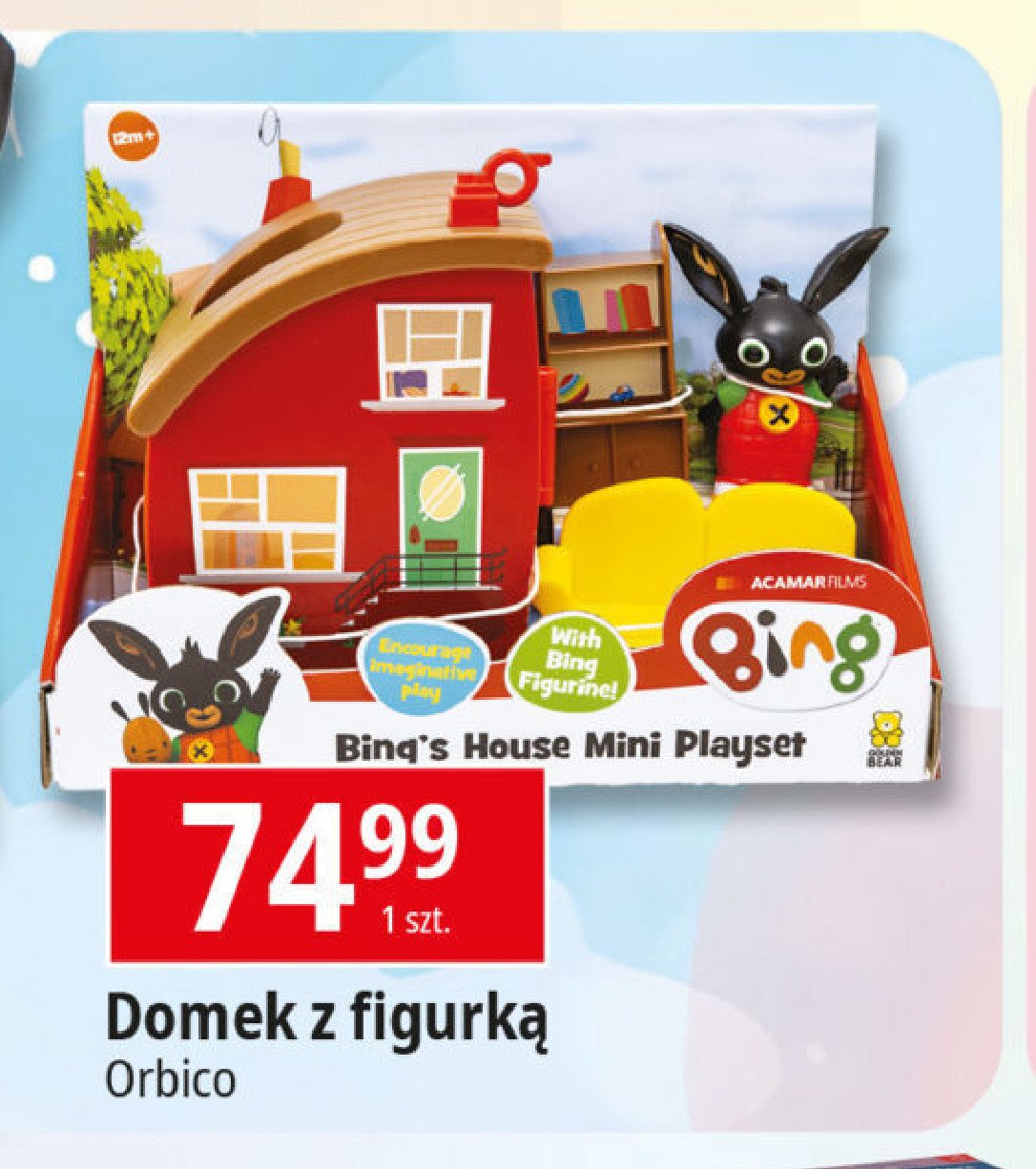 Domek pi臋trowy binga z figurkami promocja