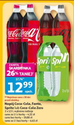 Napój Coca-Cola Zero promocja w Auchan