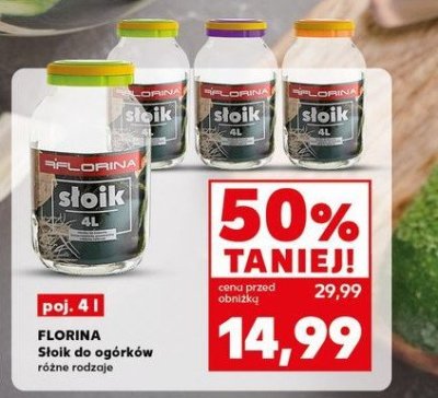 Słoik do ogórków 4 l Florina (florentyna) promocja