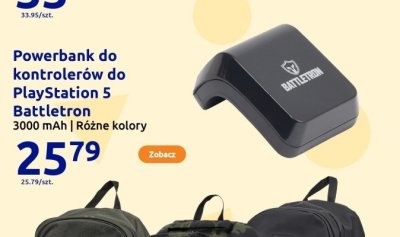 Powerbank do kontrolerów do PlayStation 5 Battletron promocja w Action
