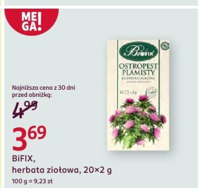 Herbata ziołowa  promocja w Rossmann