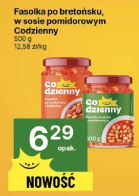 Fasolka po bretońsku w sosie pomidorowym Codzienny promocja