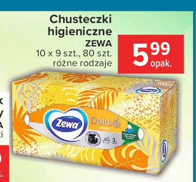 Chusteczki higieniczne Zewa promocja w Auchan