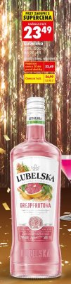 Wódka Lubelska grejpfrutowa wiśniówka promocja w Biedronka
