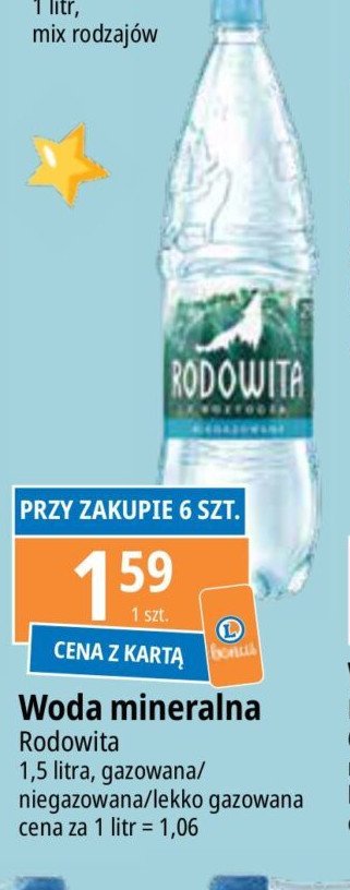 Woda gazowana Rodowita z roztocza promocja