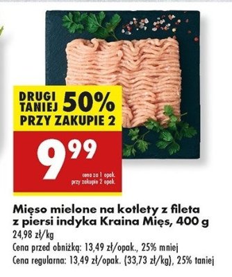 Mi臋so mielone z piersi indyka Kraina mi臋s promocja