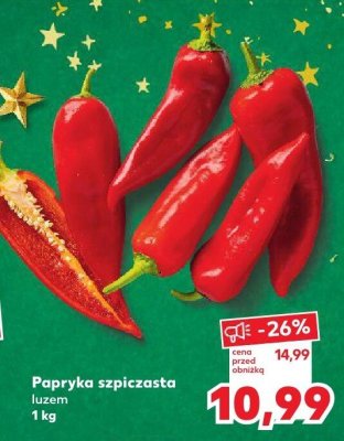 Papryka szpiczasta luzem promocja w Kaufland