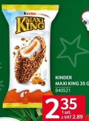 Kinder Maxi King 35 g promocja w Selgros