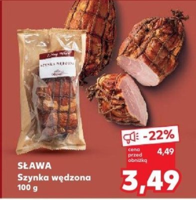 Szynka wędzona 100 g promocja w Kaufland