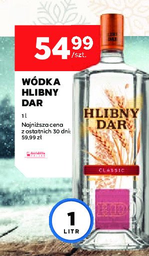 Wódka Hlebniy dar promocja w Stokrotka