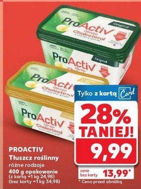 Margaryna o smaku mas艂a Flora pro-activ promocja