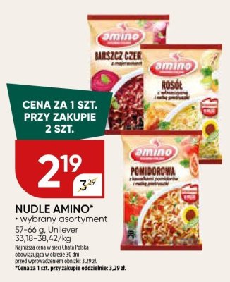Nudle Amino promocja w Chata Polska