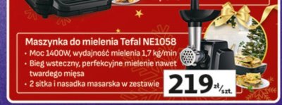Maszynka do mielenia Tefal NE1058 promocja w Auchan