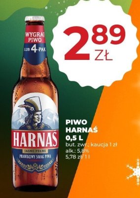Piwo Harnaś 0,5 L promocja w Duży Ben