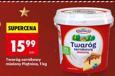 Twaróg sernikowy mielony 1 kg promocja w Biedronka