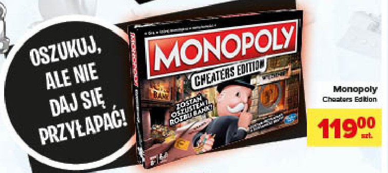 Gra cheaters edition Monopoly promocja