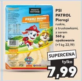 Pierogi ruskie psi patrol Iglotex proste historie promocja