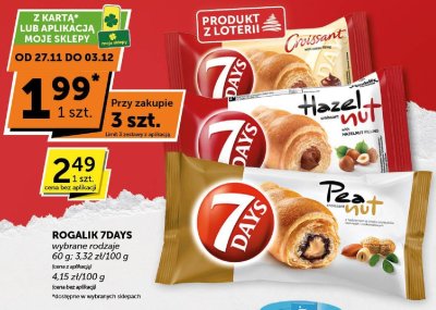 Rogalik 7DAYS wybrane rodzaje 60g promocja w ABC