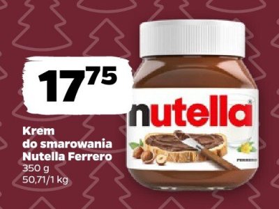 Krem do smarowania Nutella Ferrero promocja w Netto