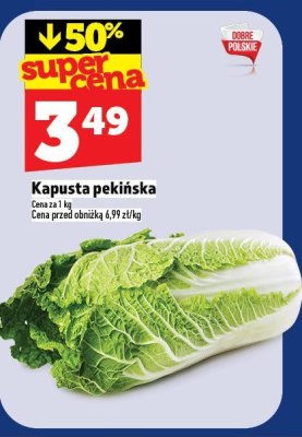 Kapusta pekińska promocja w TOPAZ