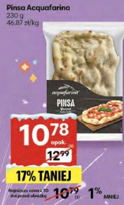 Pinsa Acquafarina promocja w Delikatesy Centrum