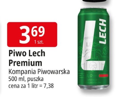 Piwo Lech Premium Kompania Piwowarska promocja w Leclerc