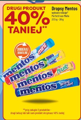 Dropsy Mentos Perfetti van Melle promocja w POLOmarket