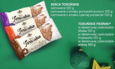 Pierniki Serca Toruńskie lukrowane 120g promocja w Makro