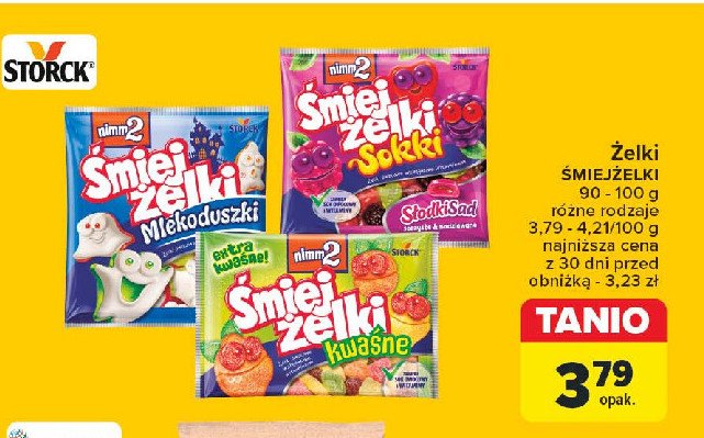 Żelki słodki sad Nimm2 śmiejżelki sokki promocja