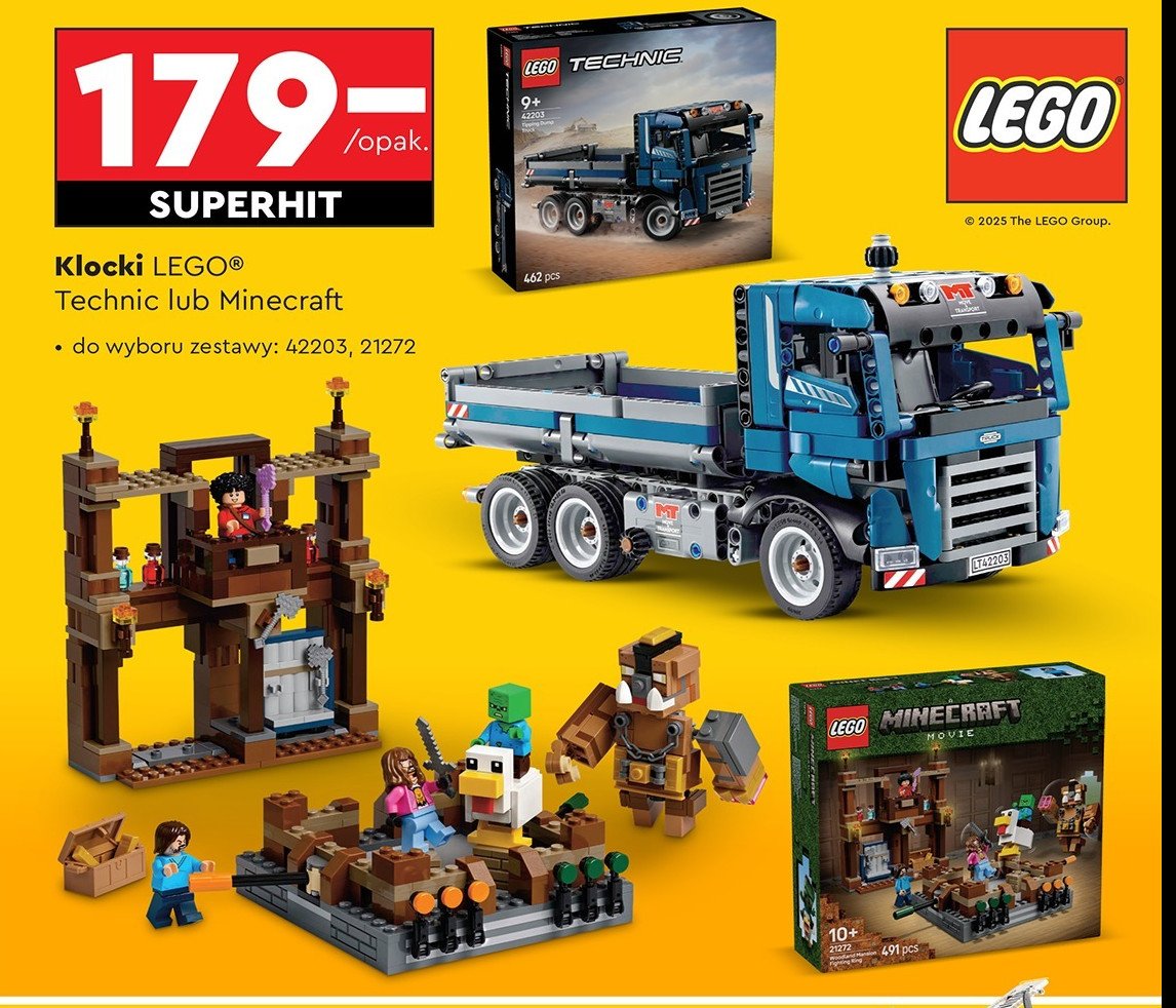 Klocki 42203 Lego technic promocja w Biedronka