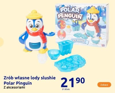 Zrób własne lody slushie Polar Penguin z akcesoriami promocja w Action