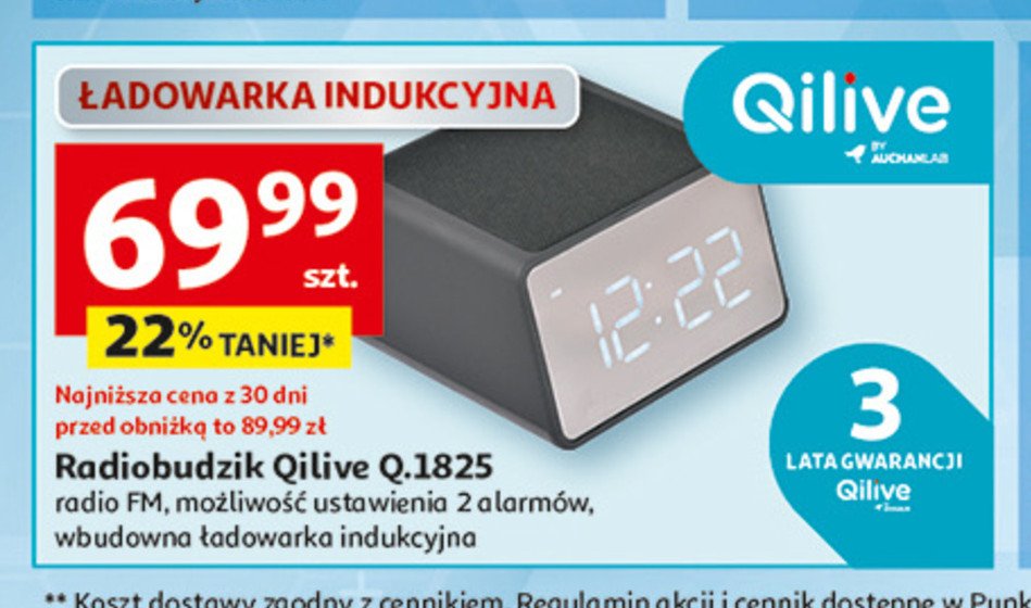 Radiobudzik q.1825 Qilive promocja