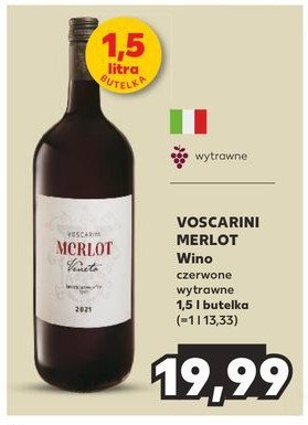 Wino Voscarini merlot promocja