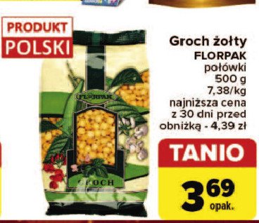 Groch żółty Florpak promocja