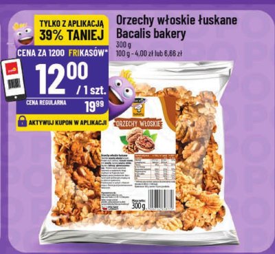 Orzechy włoskie tuskane Bacalis bakery promocja w POLOmarket