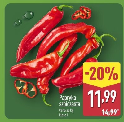 Papryka szpiczasta promocja w Aldi