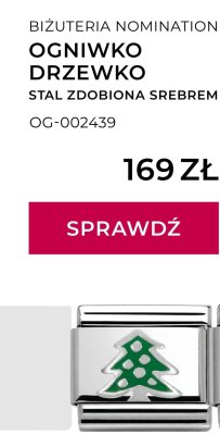 Ogniwko Drzewko, stal zdobiona srebrem promocja w Briju