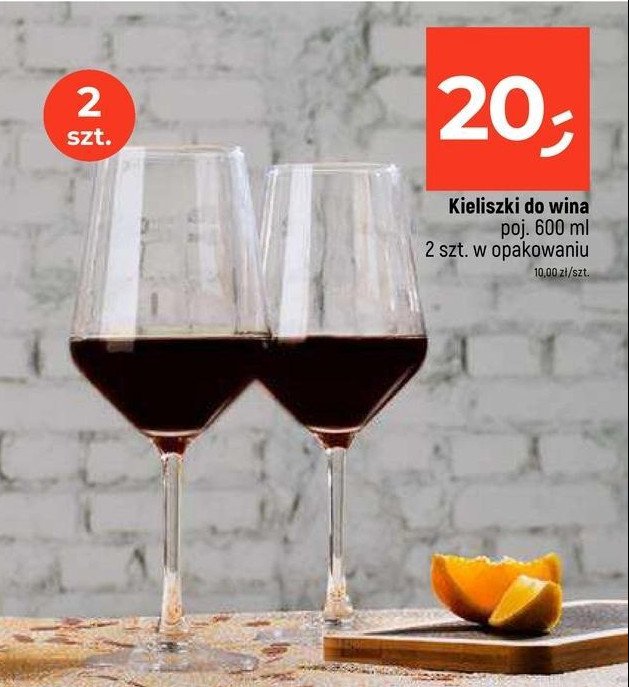 Kieliszki do wina 600 ml promocja