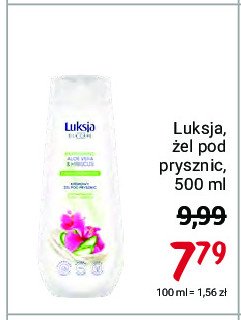 Żel pod prysznic aloe vera & hibiscus Luksja silk care promocje